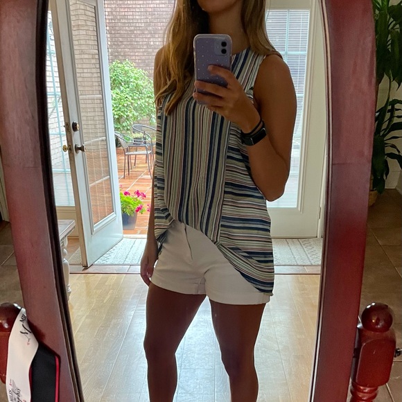 Doe & Rae Multi Stripe Top - Picture 1 of 6